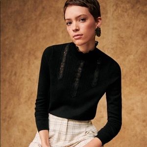 Sézane Tulio Jumper - Black Size Small